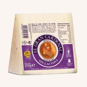 El Gran Cardenal Lactose-free matured mixed milk cheese, wedge 250 gr