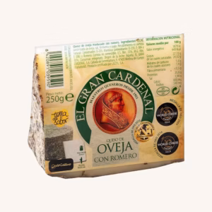 El Gran Cardenal sheep milk cheese with rosemary - wedge 250 gr AA