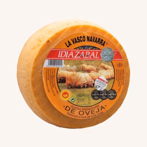 La Vasco Navarra Idiazabal DOP smoked matured sheep´s cheese, wheel 3 kg