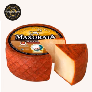 Maxorata Majorero semi-cured goat cheese coated with paprika (DOP), wheel 1 kg