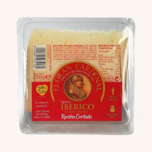 El Gran Cardenal Mixed milk semi-cured Ibérico cheese, pre-sliced 250 gr