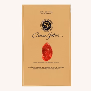 Cinco Jotas Presa pata negra (shoulder cut of acorn-fed pig) 100% Ibérico, pre-sliced 80 gr
