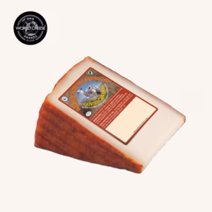 Quesos Flor Valsequillo Queso Canario Semi-cured goat´s cheese coated with paprika, wheel 300 gr