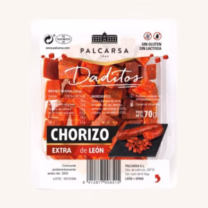 Palcarsa Daditos of Chorizo from Leon (diced in cubes) extra, 70 gr