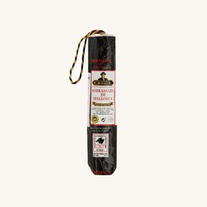 Crisol Sobrasada of Mallorca Ibérica (black pig from Mallorca), black label IGP, piece 250 gr