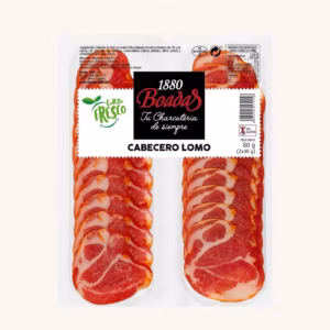 Boadas 1880 Lomo cabecero (cured head neck loin), pre-sliced 80 gr