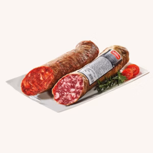 Iglesias Chorizo Ibérico + Salchichón Ibérico, from Salamanca, pack of cular half pieces, 1 kg