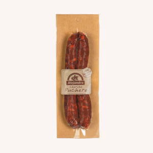 Alejandro Chorizo para Puchero (special for stew), traditional, from La Rioja, two pieces, 225 gr