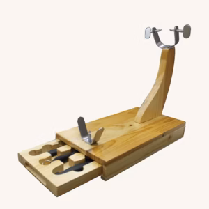 Fackelmann Ham holder (jamonero) model Eco + ham knife + honing steel (chaira) + pairing knife (puntilla), from Andalusia A