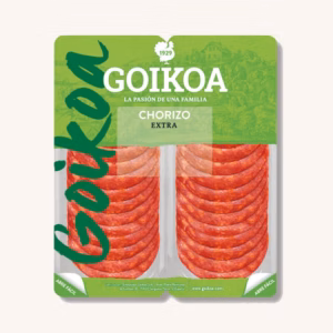Goikoa Turkey Chorizo extra, from Navarre, pre-sliced 2 x 75 gr