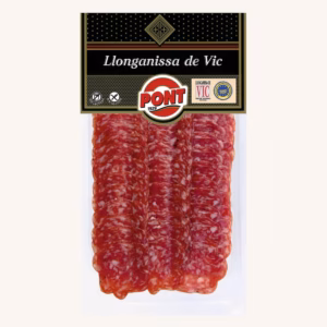 Pont Llonganissa de Vic (IGP), from Catalonia, pre-sliced 90 gr