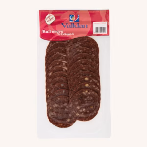 Bull negro (black) del Berguedà, from Catalonia, pre-sliced