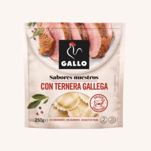 Gallo Fresh egg pasta stuffed with Galician veal, from Barcelona 250 gr
