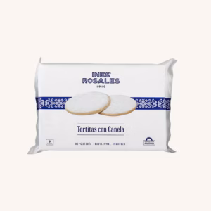 Inés Rosales Tortitas con canela (cinnamon tortitas), from Seville, 6 unit pack, 180 gr