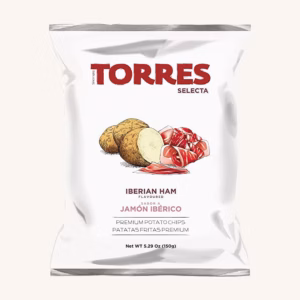 Torres Selecta Iberian ham flavoured premium potato chips, from Catalonia, bag 150 gr A