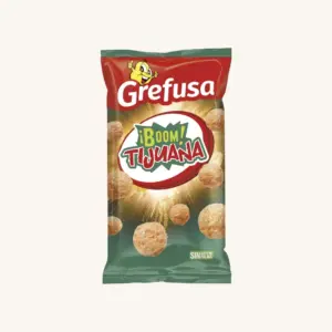 Grefusa Boom Tijuana, baked corn snack with spicy barbecue flavour, bag 95g