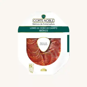 Lomo (cured loin) 50% Ibérico de cebo de campo - traditional from Extremadura, pre-sliced